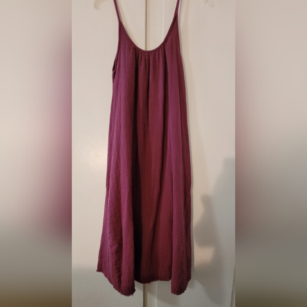 Long gauze dress